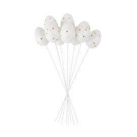 Пасхальные яйца на палочках "Золотые звезды", 9 шт, изображение 4 ᐒ купить на  ❤ Like7km.com.ua