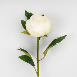 Искусственный пион, белый, 70 см, изображение 2 ᐒ купить на  ❤ Like7km.com.ua