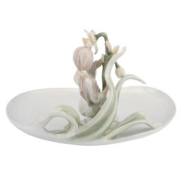 Блюдо "Девушка с нарциссом" (23 * 13 см)  VERONESE, изображение 3 ᐒ купить на  ❤ Like7km.com.ua