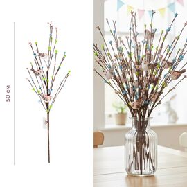 Пасхальная декоративная веточка "Птички", 50 см, изображение 4 ᐒ купить на  ❤ Like7km.com.ua