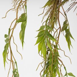Искусственная свисающая ветка "Зеленый водопад", зеленая, 95 см, изображение 4 ᐒ купить на  ❤ Like7km.com.ua