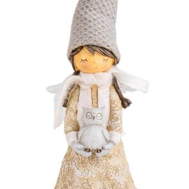 Фигурка "Девушка с совой", изображение 2 ᐒ купить на  ❤ Like7km.com.ua