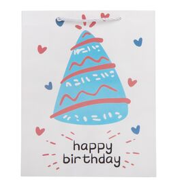 Подарочный пакет "Birthday", 26*32 см * Рандомный выбор дизайна, изображение 2 ᐒ купить на  ❤ Like7km.com.ua