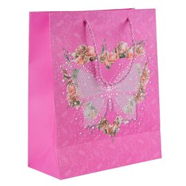 Подарочный пакет "Бабочка", 26*32 см * Рандомный выбор дизайна, изображение 2 ᐒ купить на  ❤ Like7km.com.ua