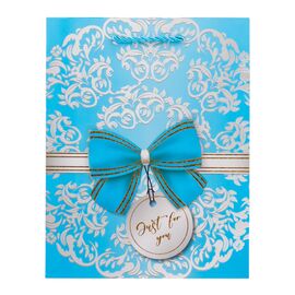 Подарочный пакет "Элегантный бант", 18*23 см * Рандомный выбор дизайна, изображение 3 ᐒ купить на  ❤ Like7km.com.ua