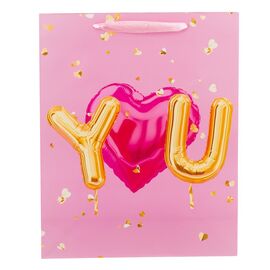 Подарочный пакет "Мелодия любви", 26*32 см * Рандомный выбор дизайна, изображение 2 ᐒ купить на  ❤ Like7km.com.ua