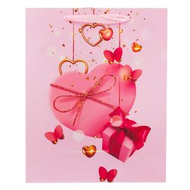 Подарочный пакет "Мелодия любви", 26*32 см * Рандомный выбор дизайна, изображение 4 ᐒ купить на  ❤ Like7km.com.ua