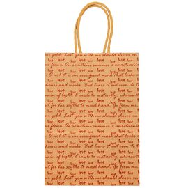 Подарочный пакет "Love", 15*21 см. * Рандомный выбор дизайна., изображение 5 ᐒ купить на  ❤ Like7km.com.ua