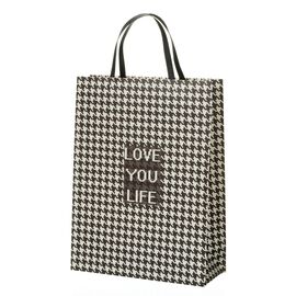 Подарочный пакет "Клетка" L, изображение 3 ᐒ купить на  ❤ Like7km.com.ua