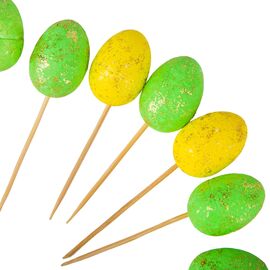 Набор пасхальных шпажек "Крашанки", 7 см, изображение 3 ᐒ купить на  ❤ Like7km.com.ua