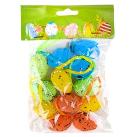Набор мини пасхальных яиц "Яркие яички", 12 шт., изображение 2 ᐒ купить на  ❤ Like7km.com.ua