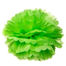 Бумажный пом-пон, зеленый 40 см., изображение 3 ᐒ купить на  ❤ Like7km.com.ua