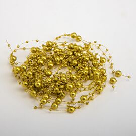 Декоративные бусы, золотые, изображение 2 ᐒ купить на  ❤ Like7km.com.ua