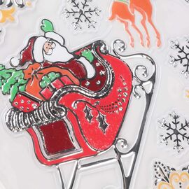 Наклейки "Счастливого Рождества" цветные, изображение 2 ᐒ купить на  ❤ Like7km.com.ua