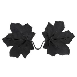 Искусственные кленовые листья "Золотая осень", чёрные, 250 г, изображение 2 ᐒ купить на  ❤ Like7km.com.ua