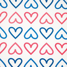 Упаковочная бумага "Hearts", изображение 2 ᐒ купить на  ❤ Like7km.com.ua