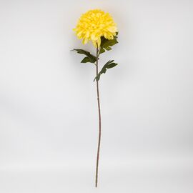 Искусственная хризантема, желтая, 75 см, изображение 4 ᐒ купить на  ❤ Like7km.com.ua