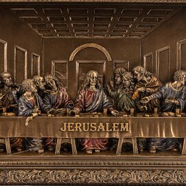 Картина-барельеф "Тайная Вечеря", 27 см VERONESE, изображение 3 ᐒ купить на  ❤ Like7km.com.ua