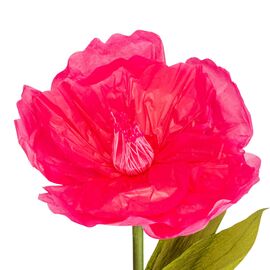 Большие ростовые декоративные цветы на стойке, розовые, 125 см, изображение 3 ᐒ купить на  ❤ Like7km.com.ua