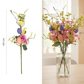 Пасхальная декоративная веточка "Пасхальный кролик", 46 см, изображение 3 ᐒ купить на  ❤ Like7km.com.ua