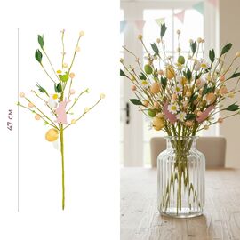 Пасхальная декоративная веточка "Пасхальный кролик", 47 см, изображение 3 ᐒ купить на  ❤ Like7km.com.ua