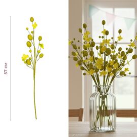 Пасхальная декоративная веточка "Зеленые крашанки", 57 см, изображение 3 ᐒ купить на  ❤ Like7km.com.ua