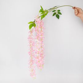 Набор из 12 свисающих веток "Глициния розовая", 103 см, изображение 3 ᐒ купить на  ❤ Like7km.com.ua