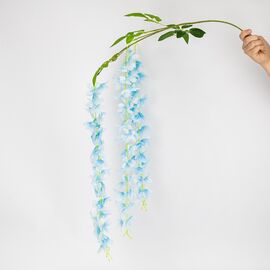 Набор из 12 свисающих веток "Глициния голубая", 103 см, изображение 3 ᐒ купить на  ❤ Like7km.com.ua