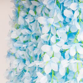 Набор из 12 свисающих веток "Глициния голубая", 103 см, изображение 4 ᐒ купить на  ❤ Like7km.com.ua