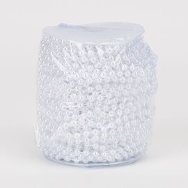 Гирлянда из бусин, белая, 15 м, изображение 2 ᐒ купить на  ❤ Like7km.com.ua