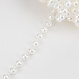 Гирлянда из бусин, кремовая, 15 м, изображение 5 ᐒ купить на  ❤ Like7km.com.ua