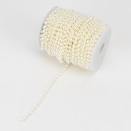 Гирлянда из бусин, кремовая, 15 м, изображение 4 ᐒ купить на  ❤ Like7km.com.ua