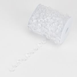 Гирлянда из кристаллов, прозрачная, 15 м, изображение 4 ᐒ купить на  ❤ Like7km.com.ua