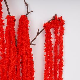 Искусственная свисающая ветка "Амарант", красная, 120 см, изображение 3 ᐒ купить на  ❤ Like7km.com.ua