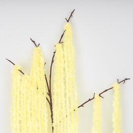 Искусственная свисающая ветка "Амарант", кремовая, 120 см, изображение 2 ᐒ купить на  ❤ Like7km.com.ua