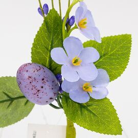 Пасхальная декоративная веточка "Фиолетовая крашанка", 26 см, изображение 2 ᐒ купить на  ❤ Like7km.com.ua