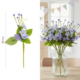 Пасхальная декоративная веточка "Фиолетовая крашанка", 26 см, изображение 3 ᐒ купить на  ❤ Like7km.com.ua