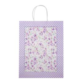 Подарочный пакет "Цветочное настроение", 18,5*25,5 см, изображение 4 ᐒ купить на  ❤ Like7km.com.ua