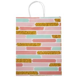 Подарочный пакет "Золотые фигуры", 25,5*33 см, изображение 4 ᐒ купить на  ❤ Like7km.com.ua