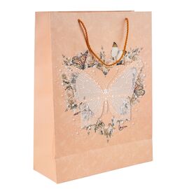 Подарочный пакет "Бабочка", 30*40 см * Рандомный выбор дизайна, изображение 4 ᐒ купить на  ❤ Like7km.com.ua