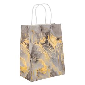 Подарочный пакет "Мрамор", 18*23 см * Рандомный выбор дизайна, изображение 2 ᐒ купить на  ❤ Like7km.com.ua