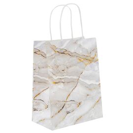 Подарочный пакет "Мрамор", 18*23 см * Рандомный выбор дизайна, изображение 4 ᐒ купить на  ❤ Like7km.com.ua