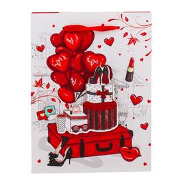 Подарочный пакет "Любовь в деталях", 18*24 см * Рандомный выбор дизайна, изображение 3 ᐒ купить на  ❤ Like7km.com.ua