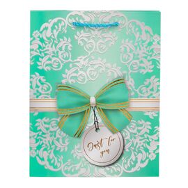 Подарочный пакет "Элегантный бант", 18*23 см * Рандомный выбор дизайна, изображение 2 ᐒ купить на  ❤ Like7km.com.ua