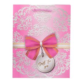 Подарочный пакет "Элегантный бант", 18*23 см * Рандомный выбор дизайна, изображение 4 ᐒ купить на  ❤ Like7km.com.ua