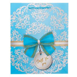 Подарочный пакет "Элегантный бант", 26*32 см * Рандомный выбор дизайна, изображение 2 ᐒ купить на  ❤ Like7km.com.ua