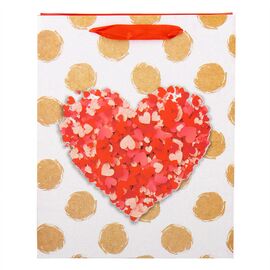 Подарочный пакет "Романтика", 32*26*12 см, изображение 3 ᐒ купить на  ❤ Like7km.com.ua