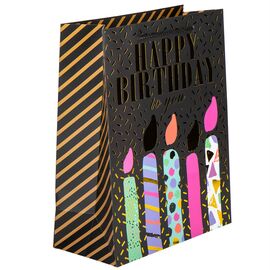 Подарочный пакет "День Рождения", 32*26*12 см, изображение 2 ᐒ купить на  ❤ Like7km.com.ua