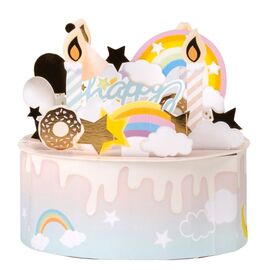 Серия объемных открыток "Праздничный тортик", 4 вида, изображение 3 ᐒ купить на  ❤ Like7km.com.ua