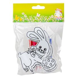 Набор кроликов с фломастерами "Раскраска", 3 шт., изображение 2 ᐒ купить на  ❤ Like7km.com.ua